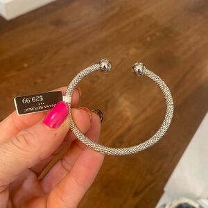 Silver Color Cuff Bracelet